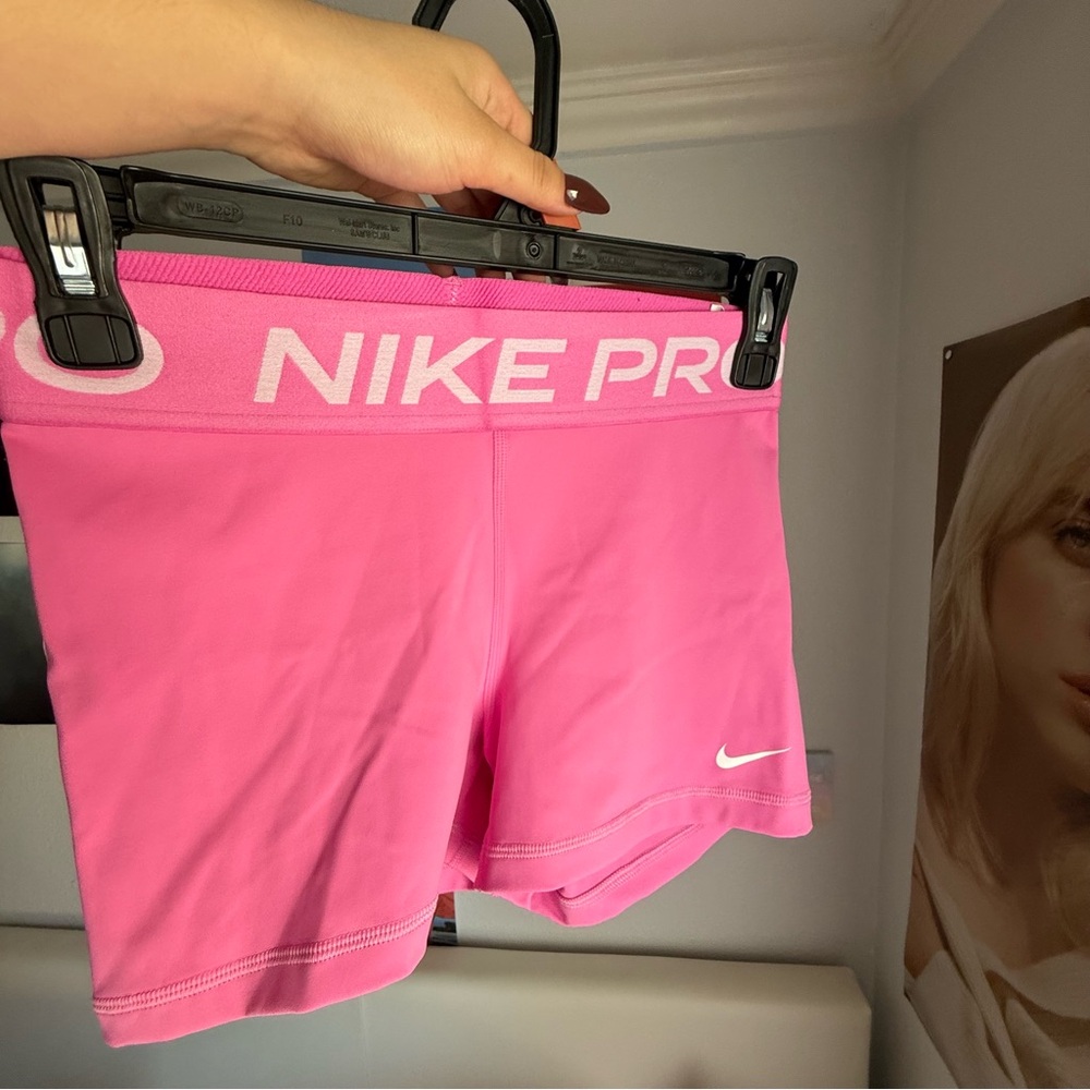 Nike Pro Women's Vibrant Pink Athletic Shorts